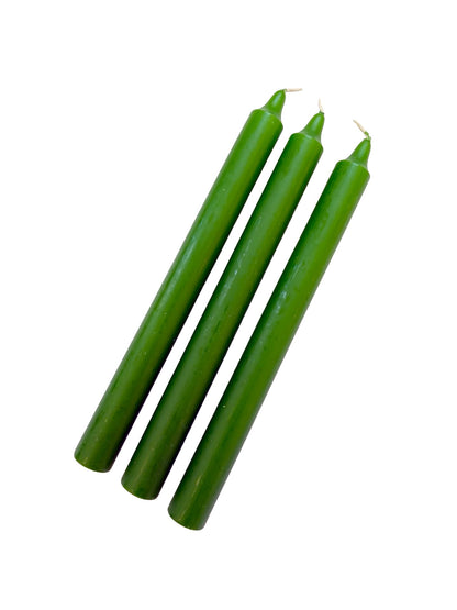 Citrus Green Coloured Candle - 240mm