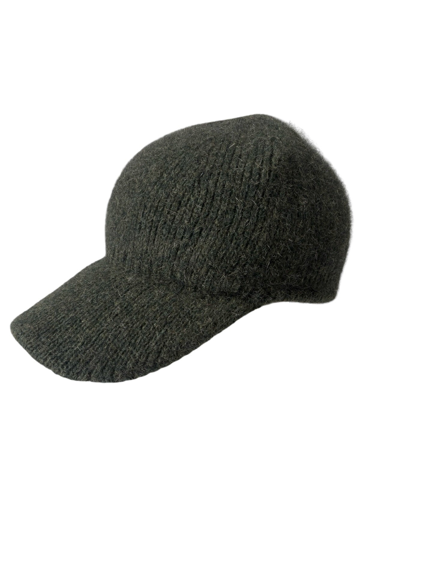 Possum Merino Peak Cap - Moss