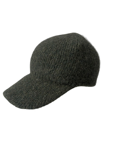Possum Merino Peak Cap - Moss