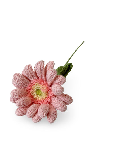 Crocheted Gerbera - Pink