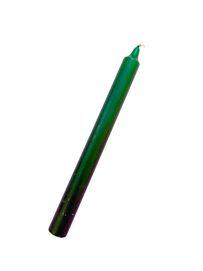 Forest Green Coloured Candle - 240mm