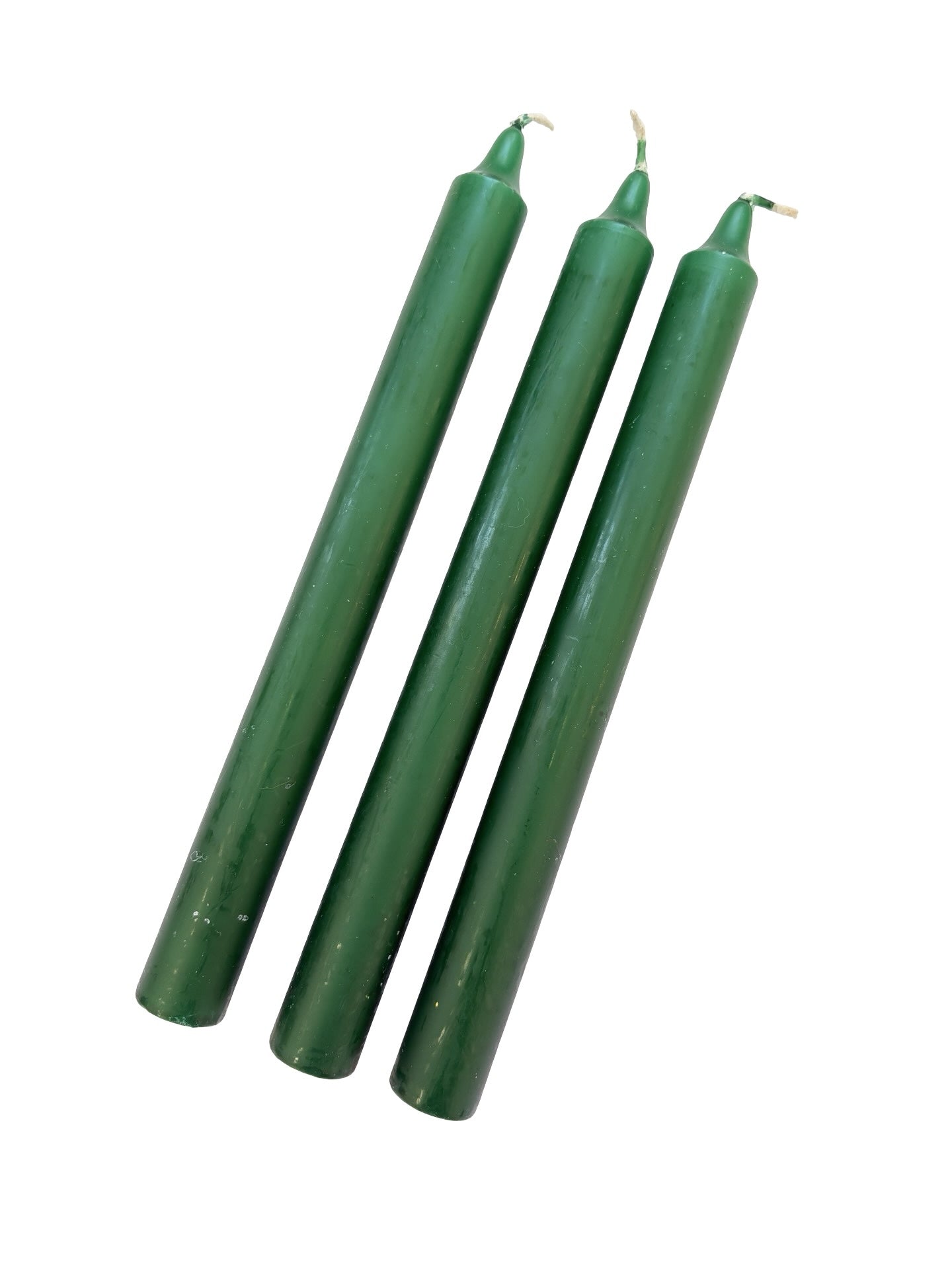 Forest Green Coloured Candle - 240mm