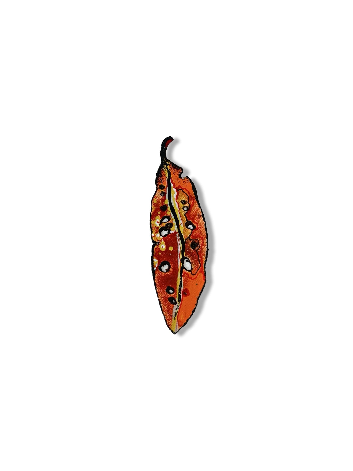 Tiny Pohutukawa Leaf (21468)