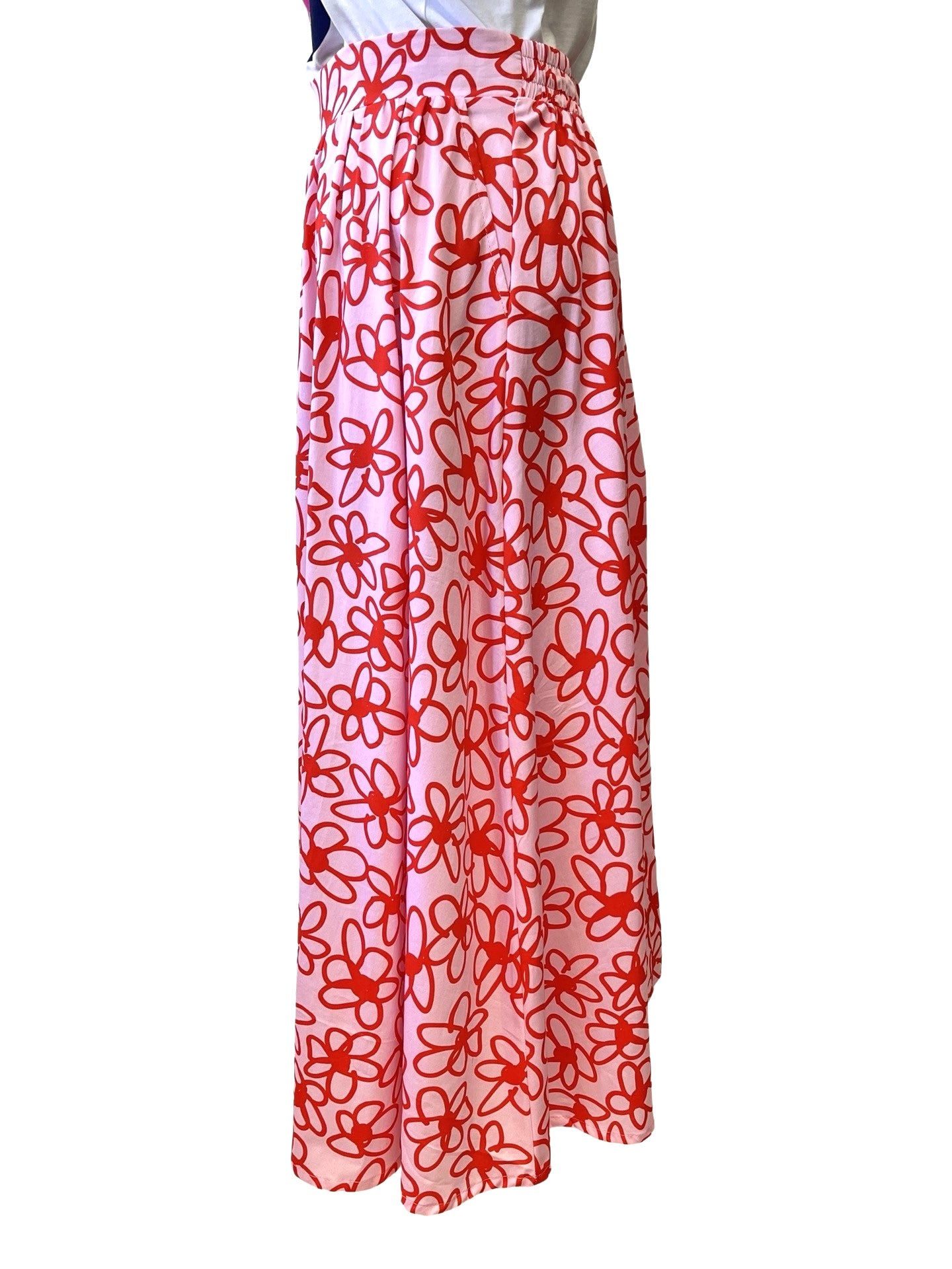 Skirt - Bloom Scarlet