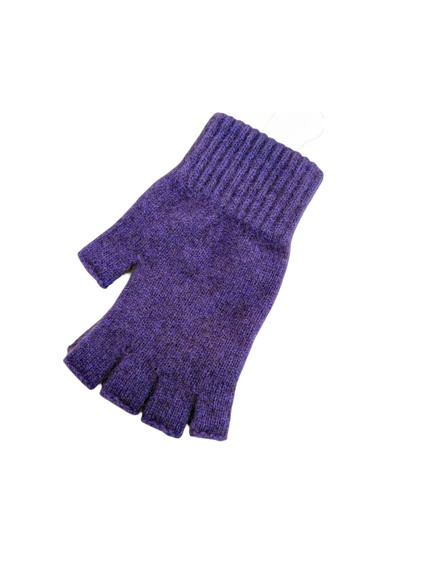 Possum Merino Open Fingered Glove - Heather