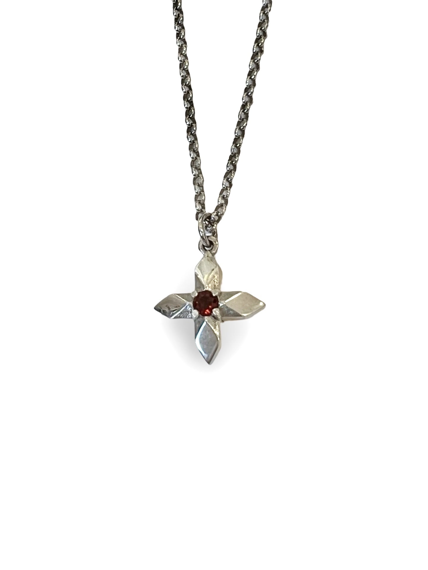 Lucent Necklace with Garnet by Holly Howe - HH051