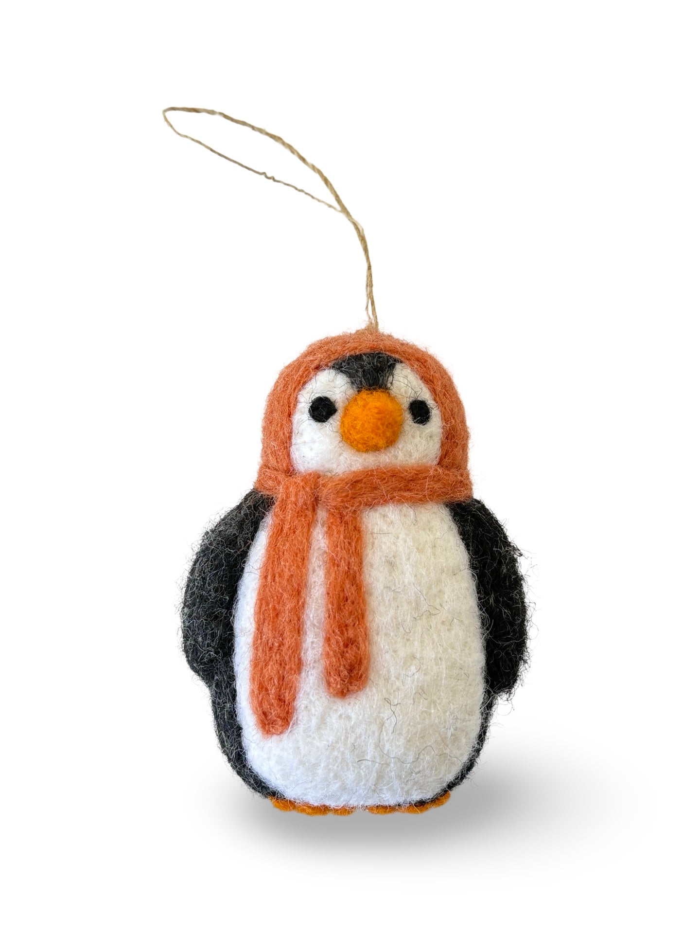 NEW Felted Penguin - Rust