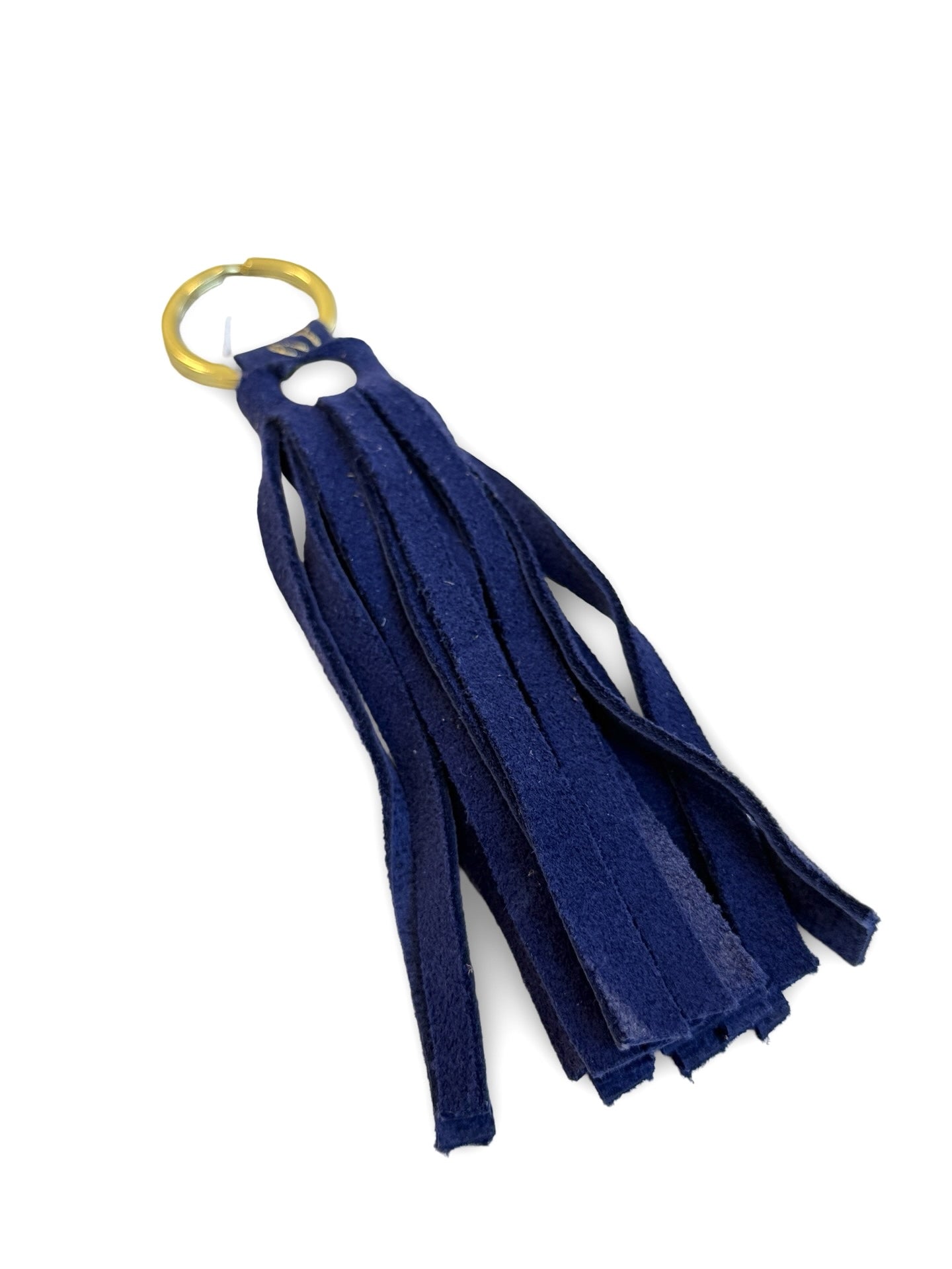 Tassel Keyring - Cobolt Blue Suede