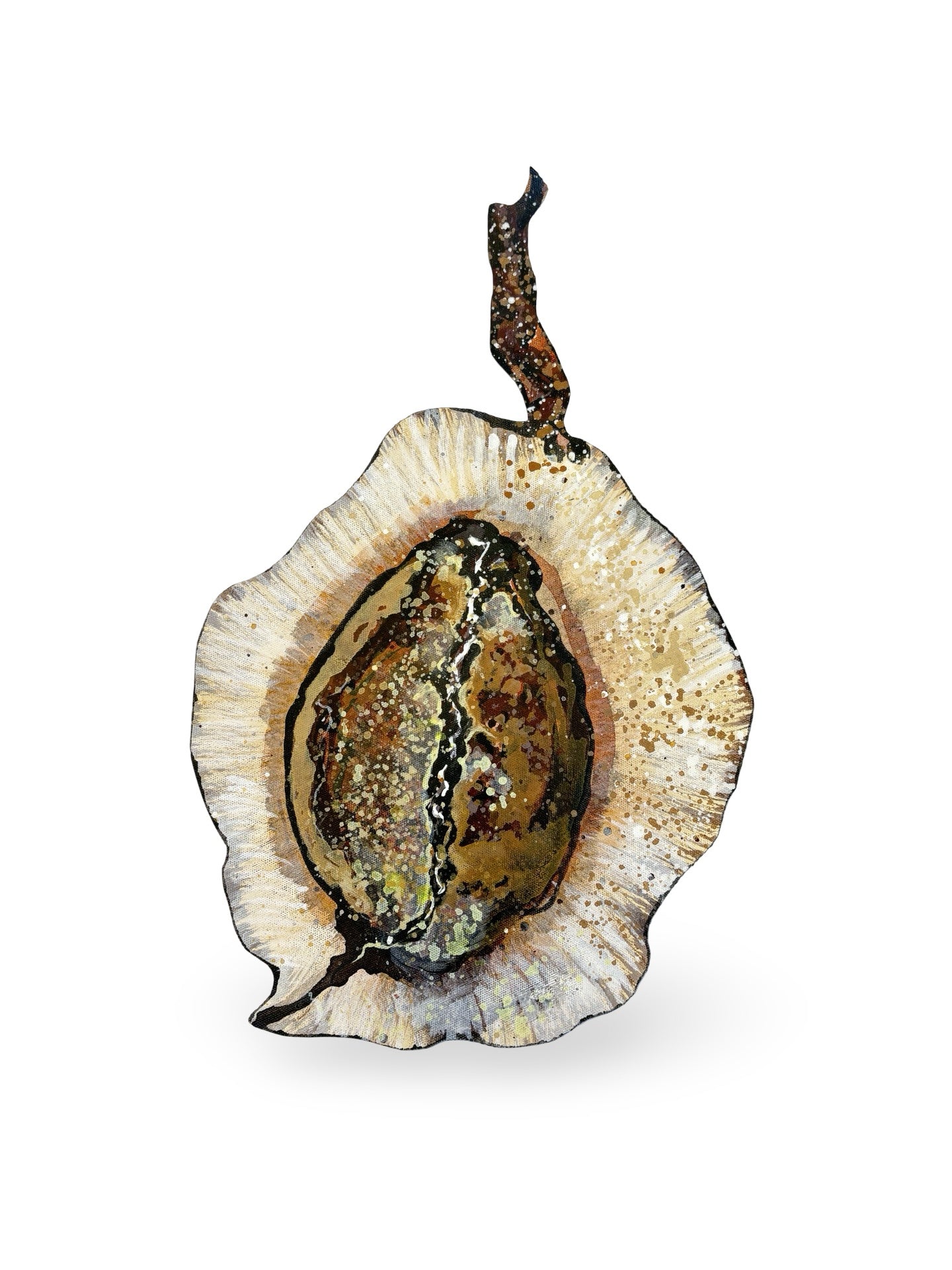Jacaranda Seed Pod Canvas Artwork - "Nature's Beauty" (25098)
