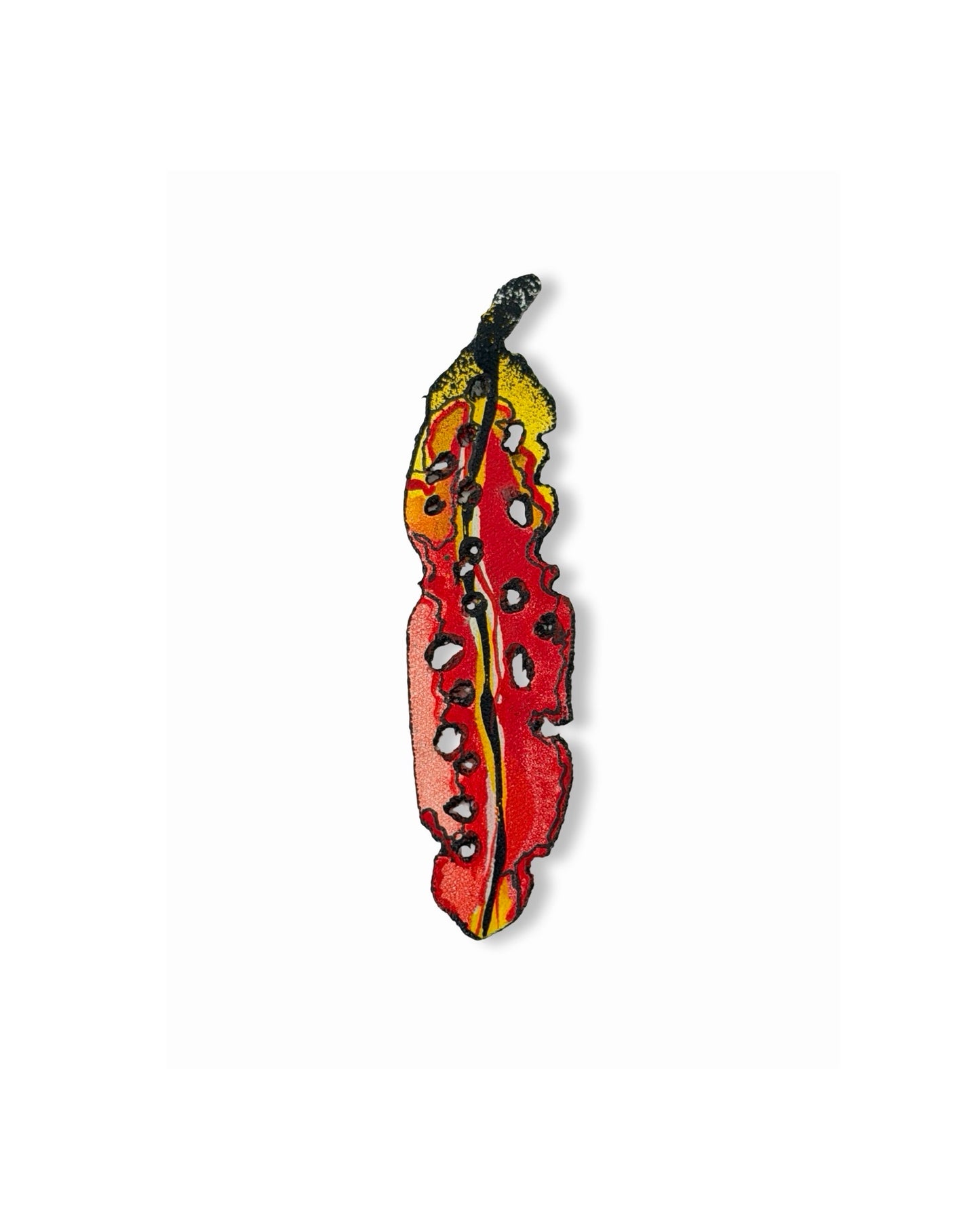Tiny Pohutukawa Leaf (21496)