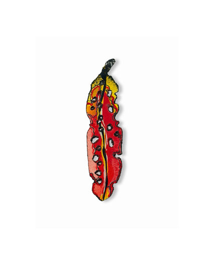 Tiny Pohutukawa Leaf (21496)