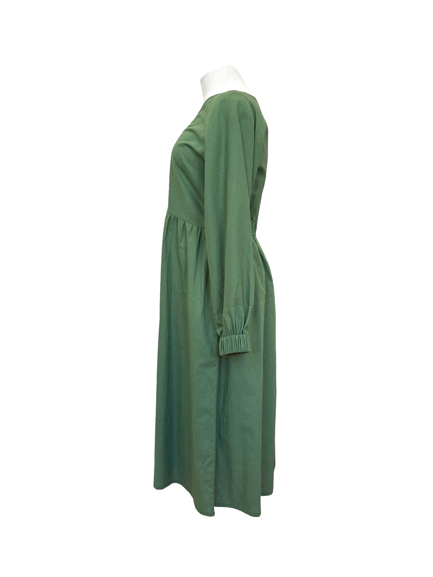 Abby Dress Long Sleeve - Evergreen