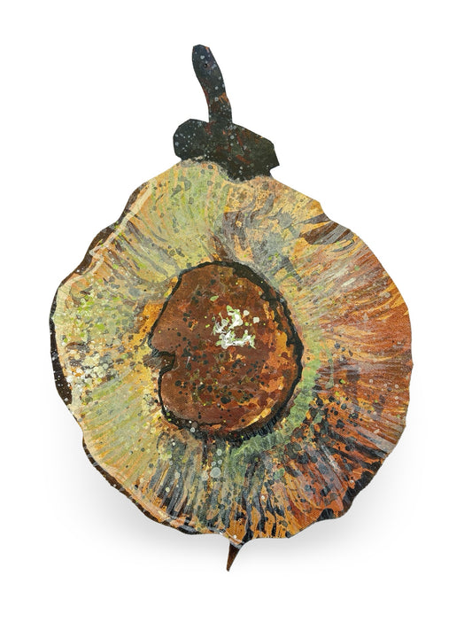 Slippery Elm Seed Pod Canvas Artwork - "Healing" (25104)