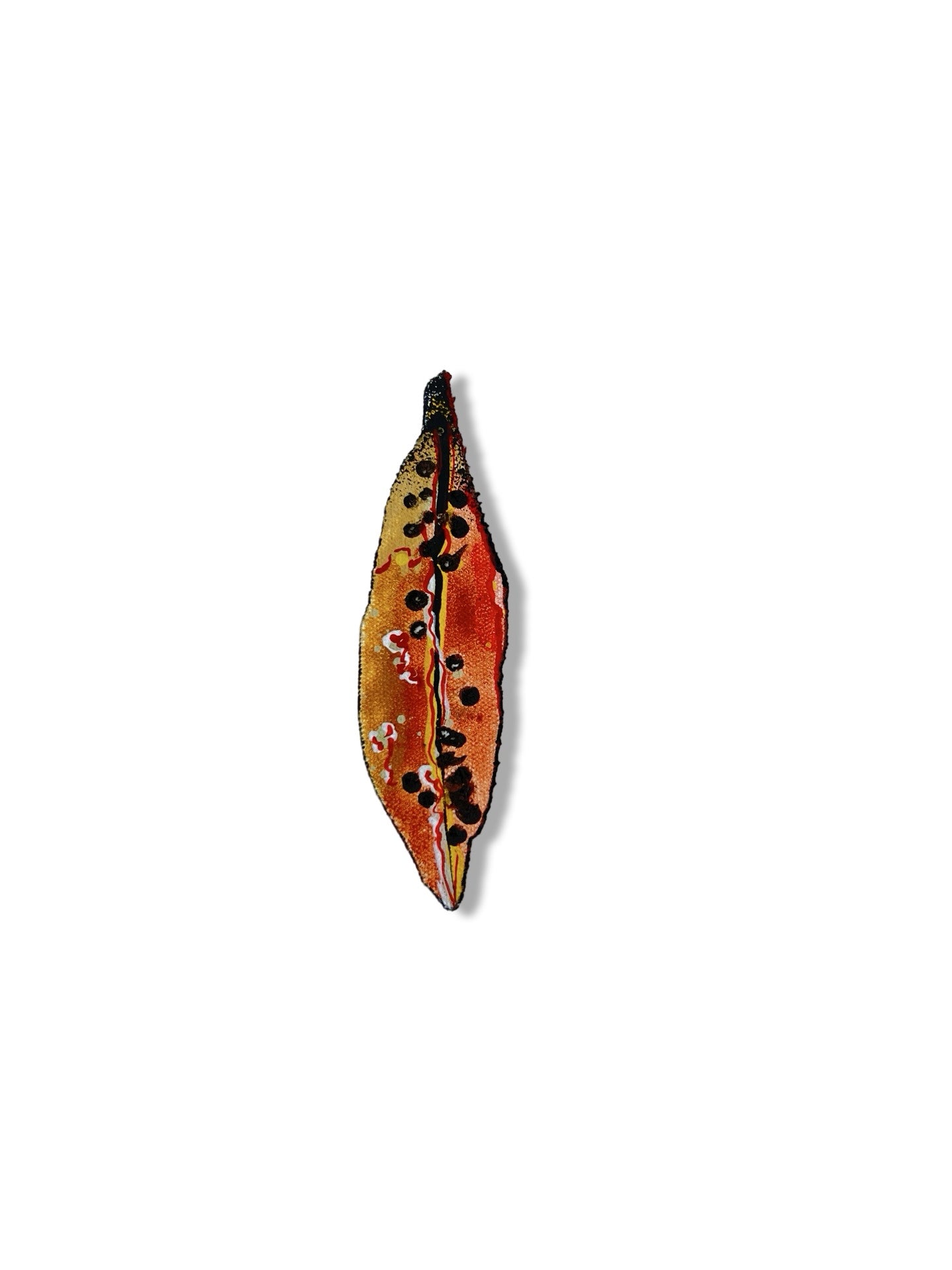 Tiny Pohutukawa Leaf (21469)