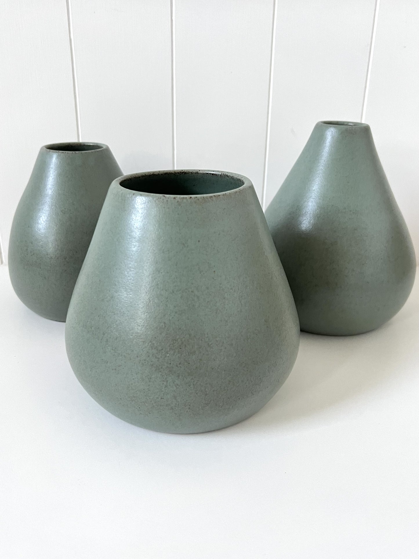 Handmade Ceramic Vase - Large - Green