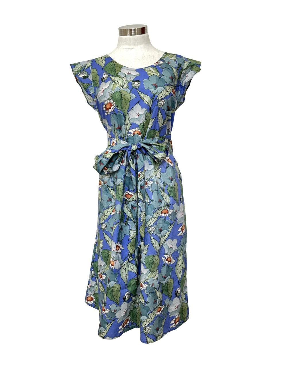 "Mollie" Dress - Blue Floral