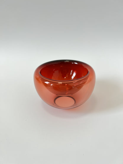 Handblown Glass Mini "Fulvio" Bowl - Copper Ruby