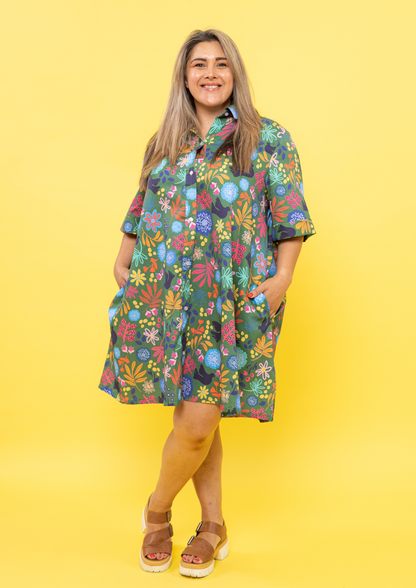 Jolie Shirt Dress - Whimsy