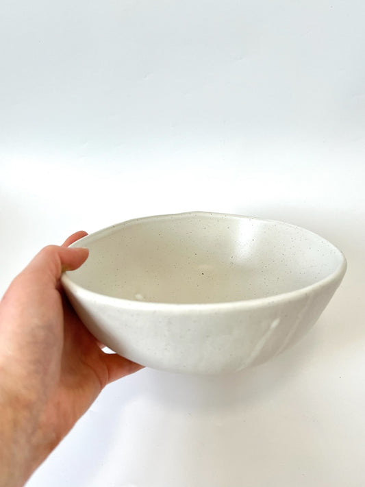 Ceramic Serving Bowl - White