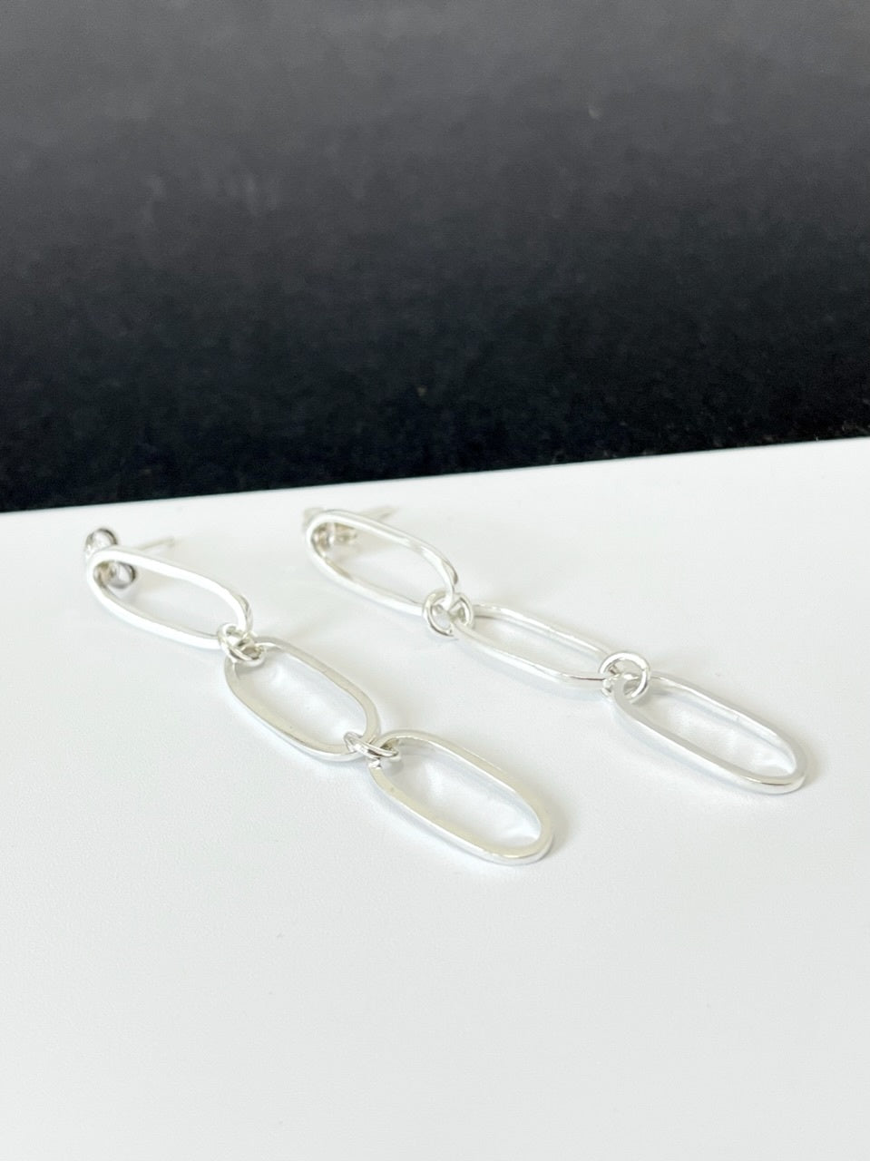 Chain Link Stud Earrings