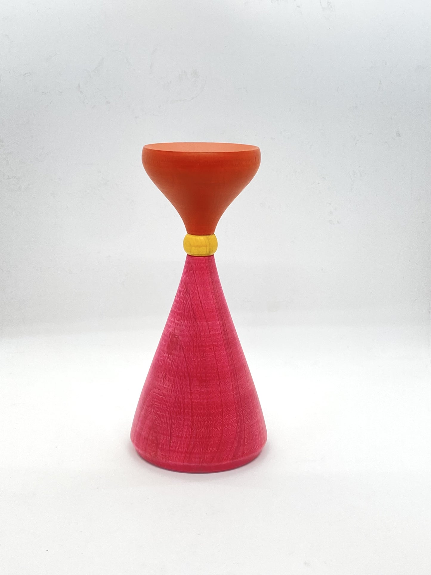 Candle Holder - Tulip Sphere - Orange/Yellow/Pink