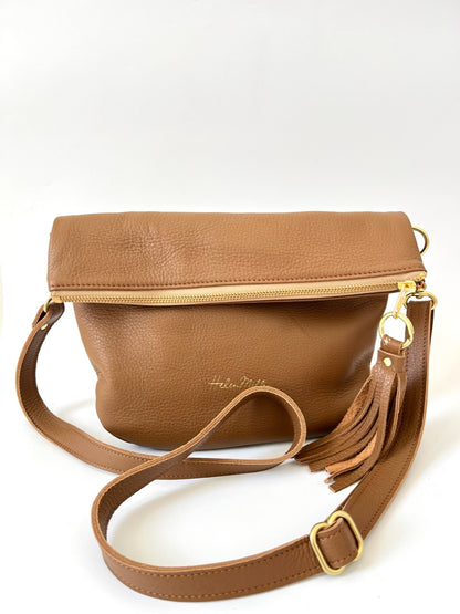 Mini Slouch - Biscuit Leather