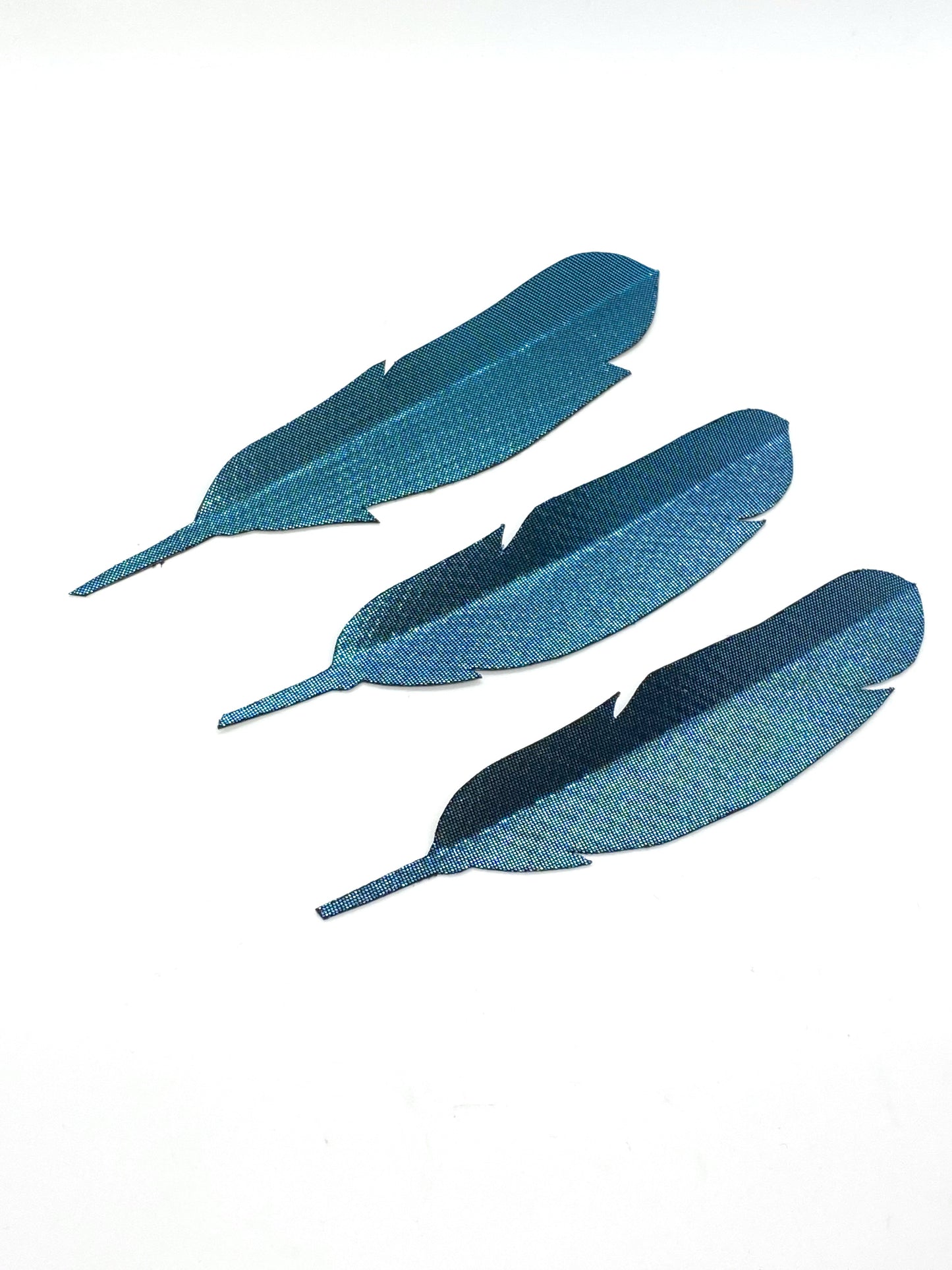 Single Feather Magnet - Peacock Blue