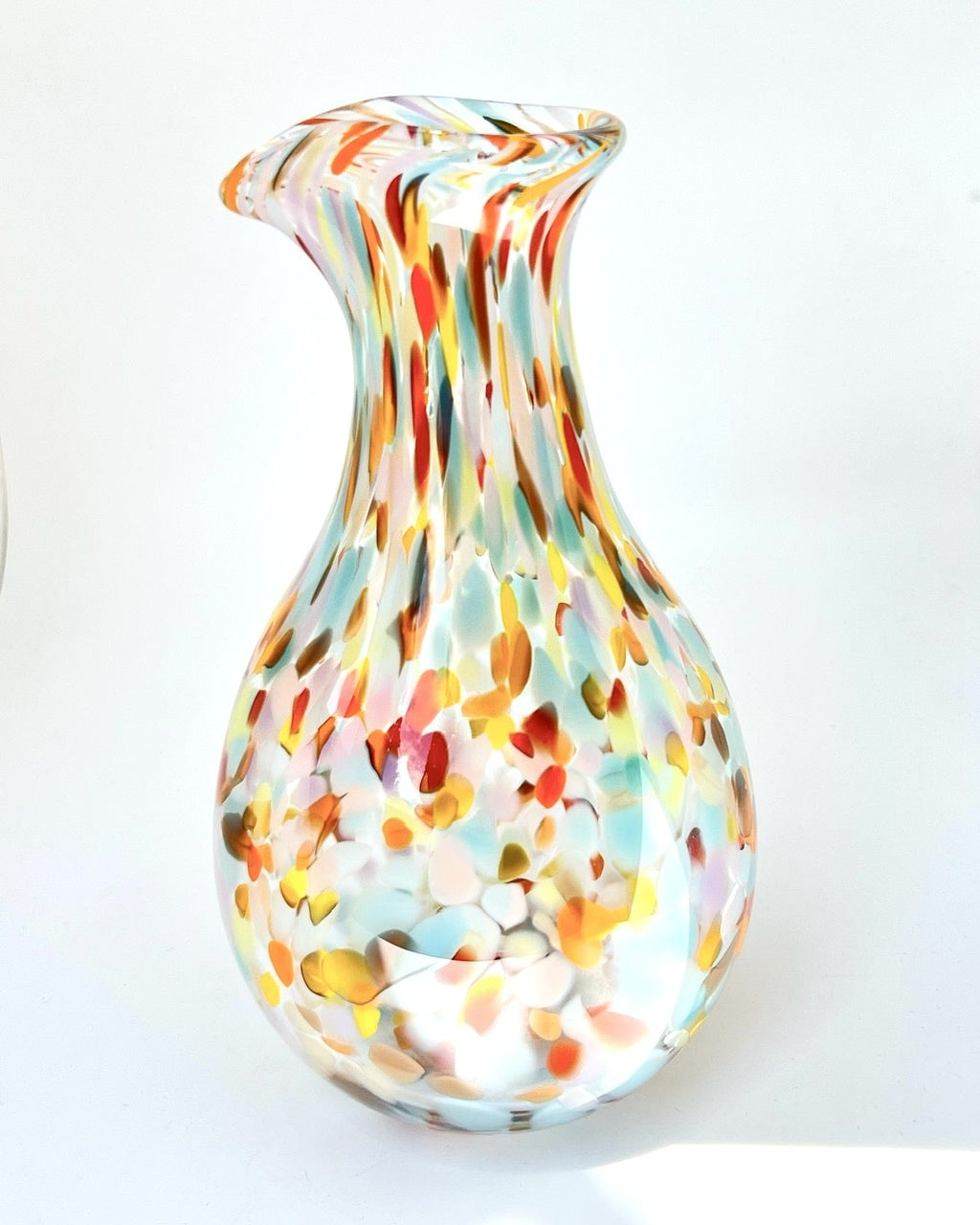 Handblown Glass Carafe - Water Lily (23H x 13W)