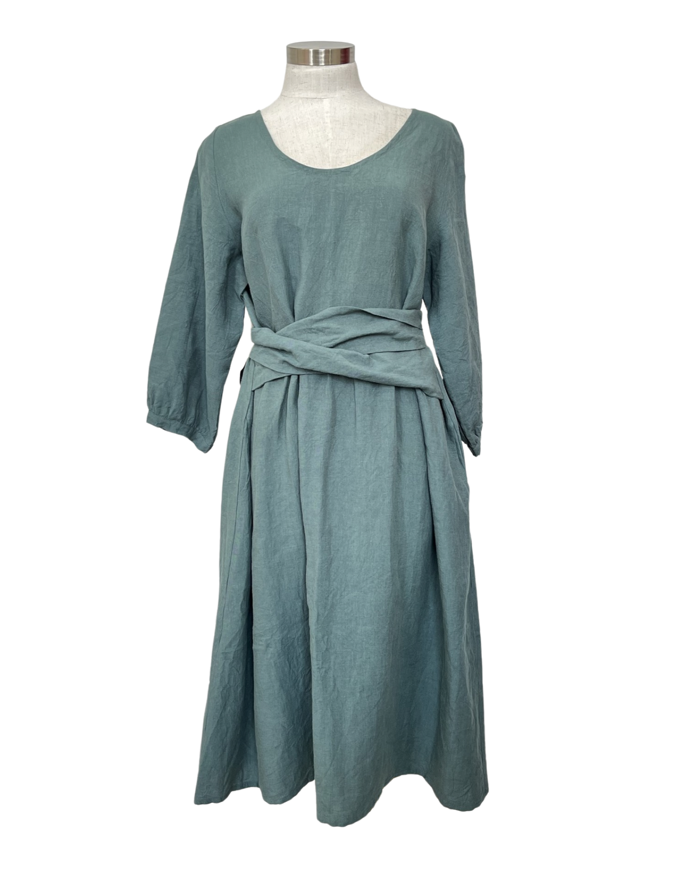 Long Sleeve Mollie Dress - Greenstone