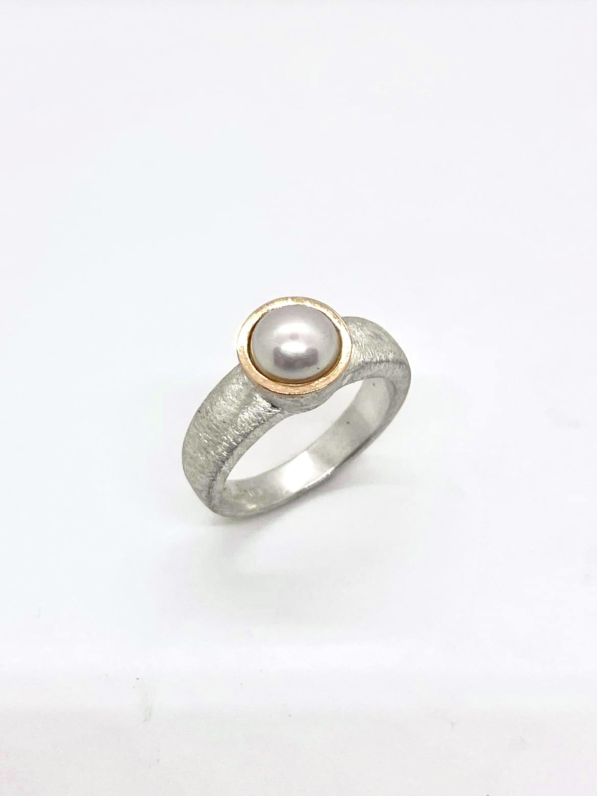 Contemporary Pearl Ring