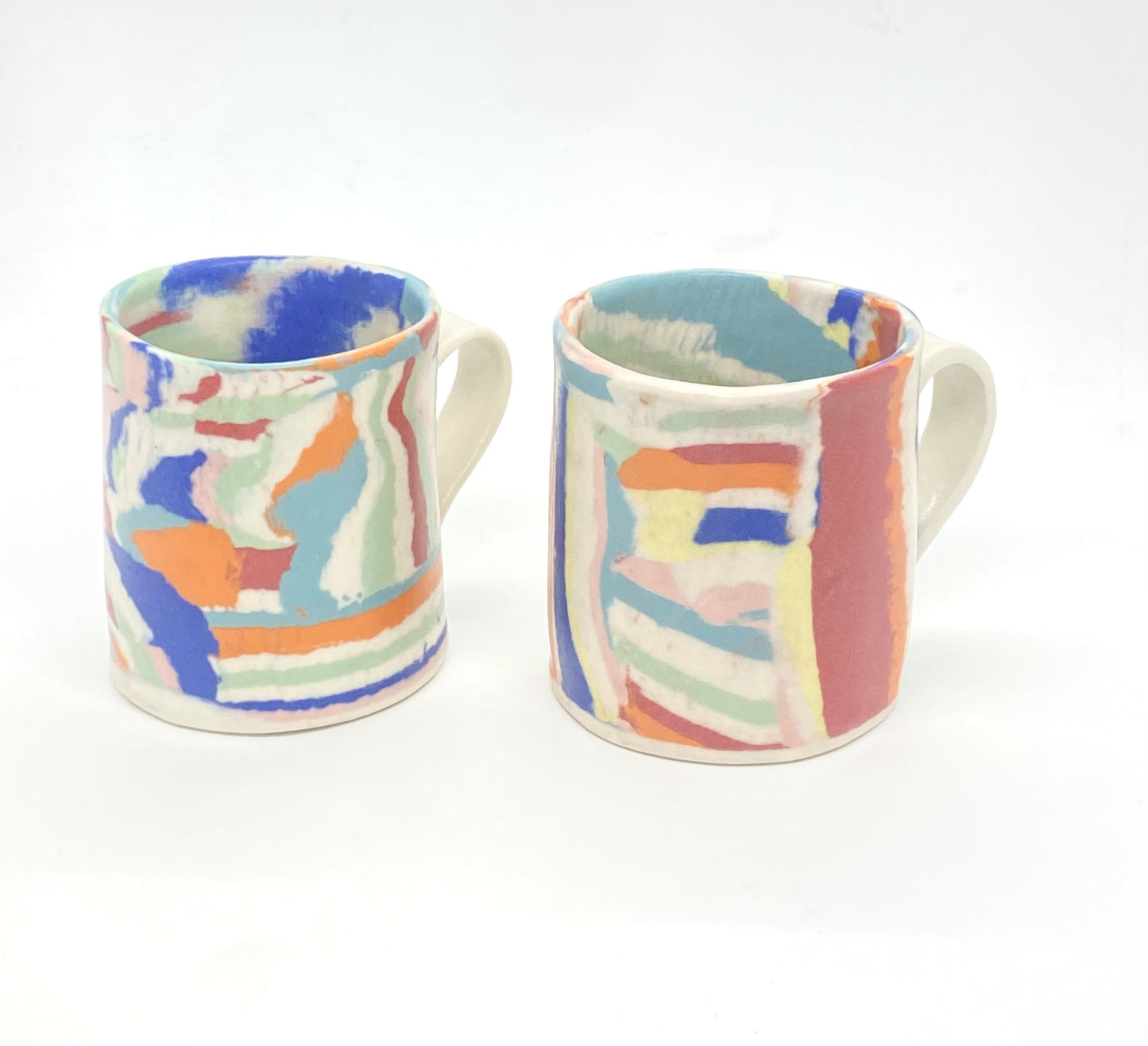Ceramic Nerikomi Mug - Large - Rainbow (Mixed)