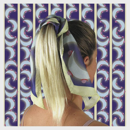 Silk Scarf - Snail Moon