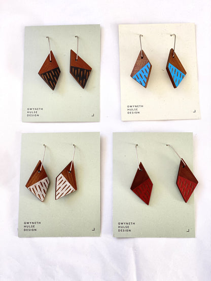 Dash Earrings - Blue