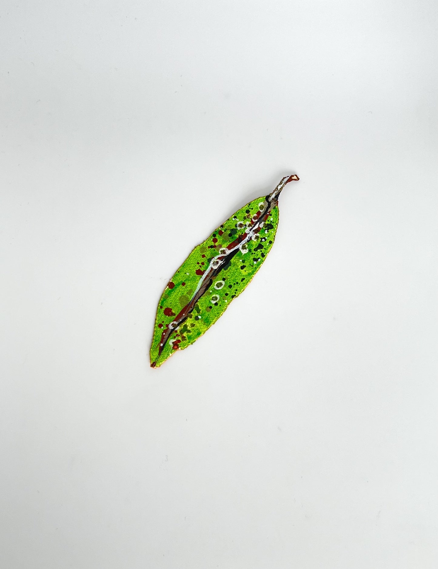 Tiny Pohutukawa Leaf (22062)