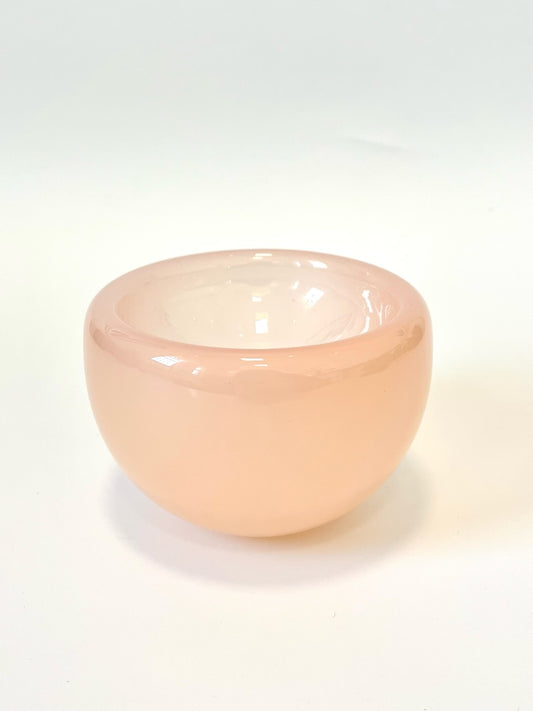 Handblown Glass Mini "Fulvio" Bowl - Flamingo