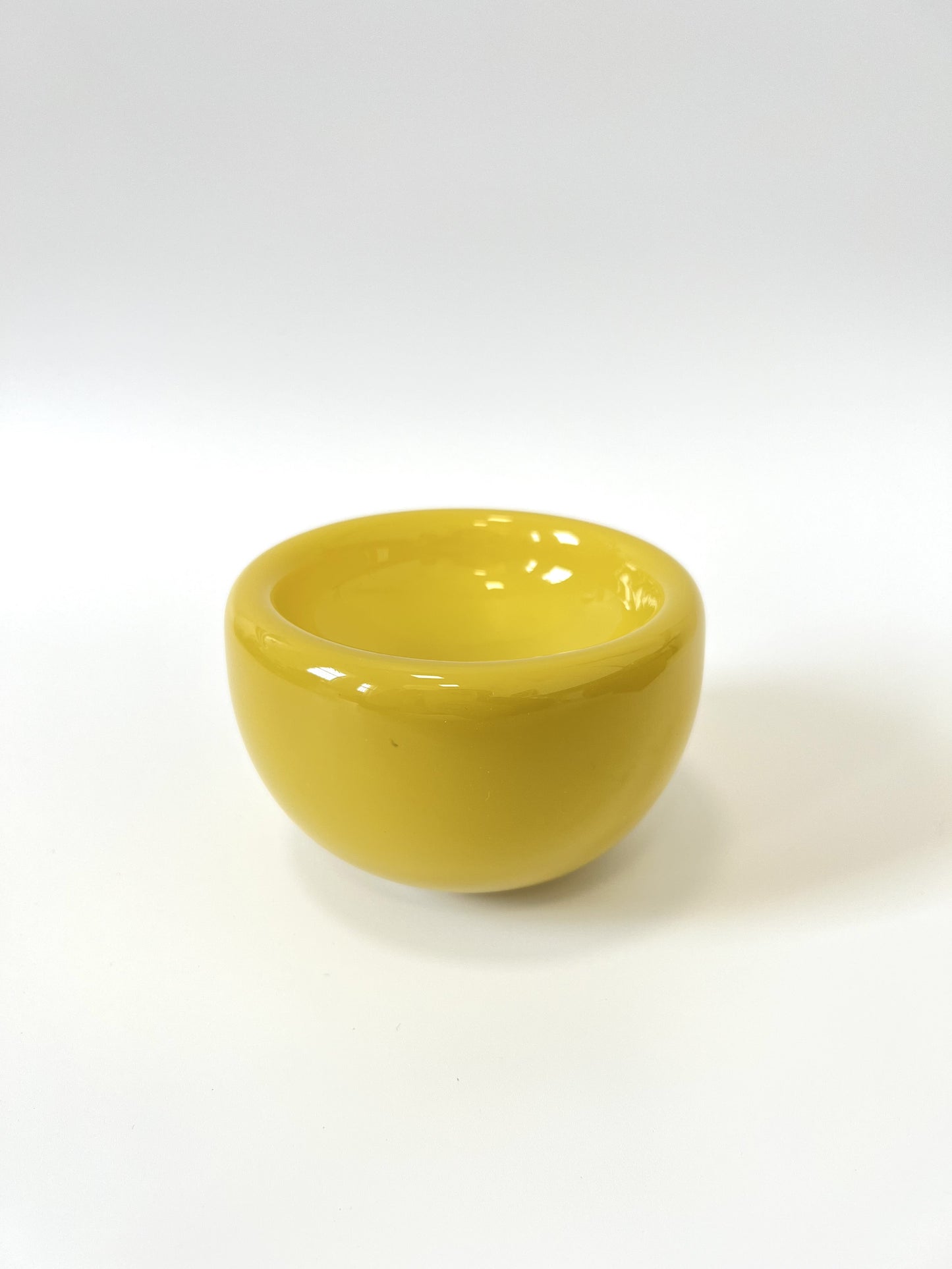 Handblown Glass Mini "Fulvio" Bowl - Mustard Opal