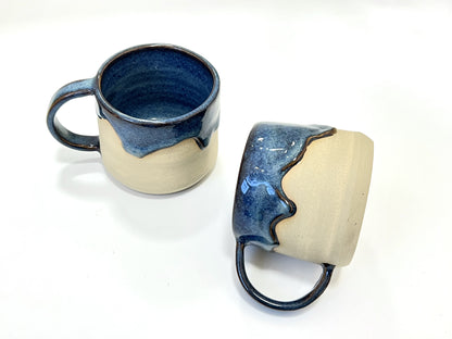 Ceramic "Drippy" Mug - Choc Navy