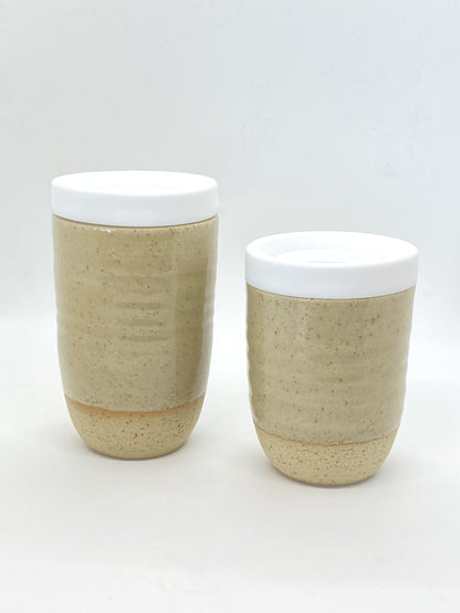 Ceramic Takeaway Cup - Tan