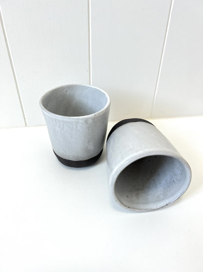 Coffee Tumbler - Grey / Black Matte