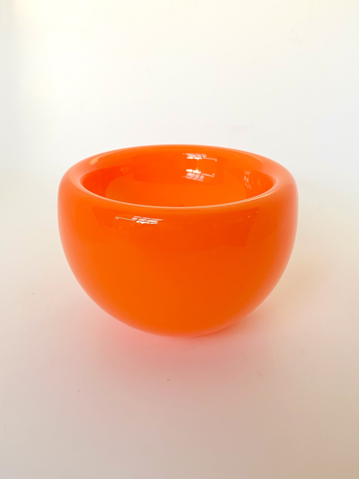 Handblown Glass Mini "Fulvio" Bowl - Tangerine
