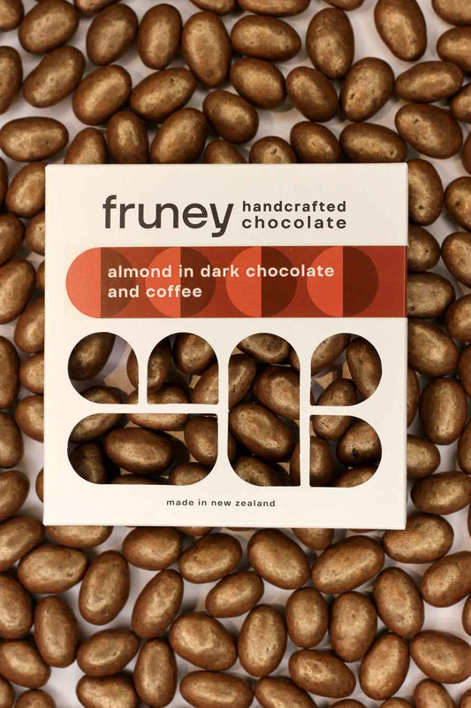 Almonds in Dark Chocolate & Coffee - 80g