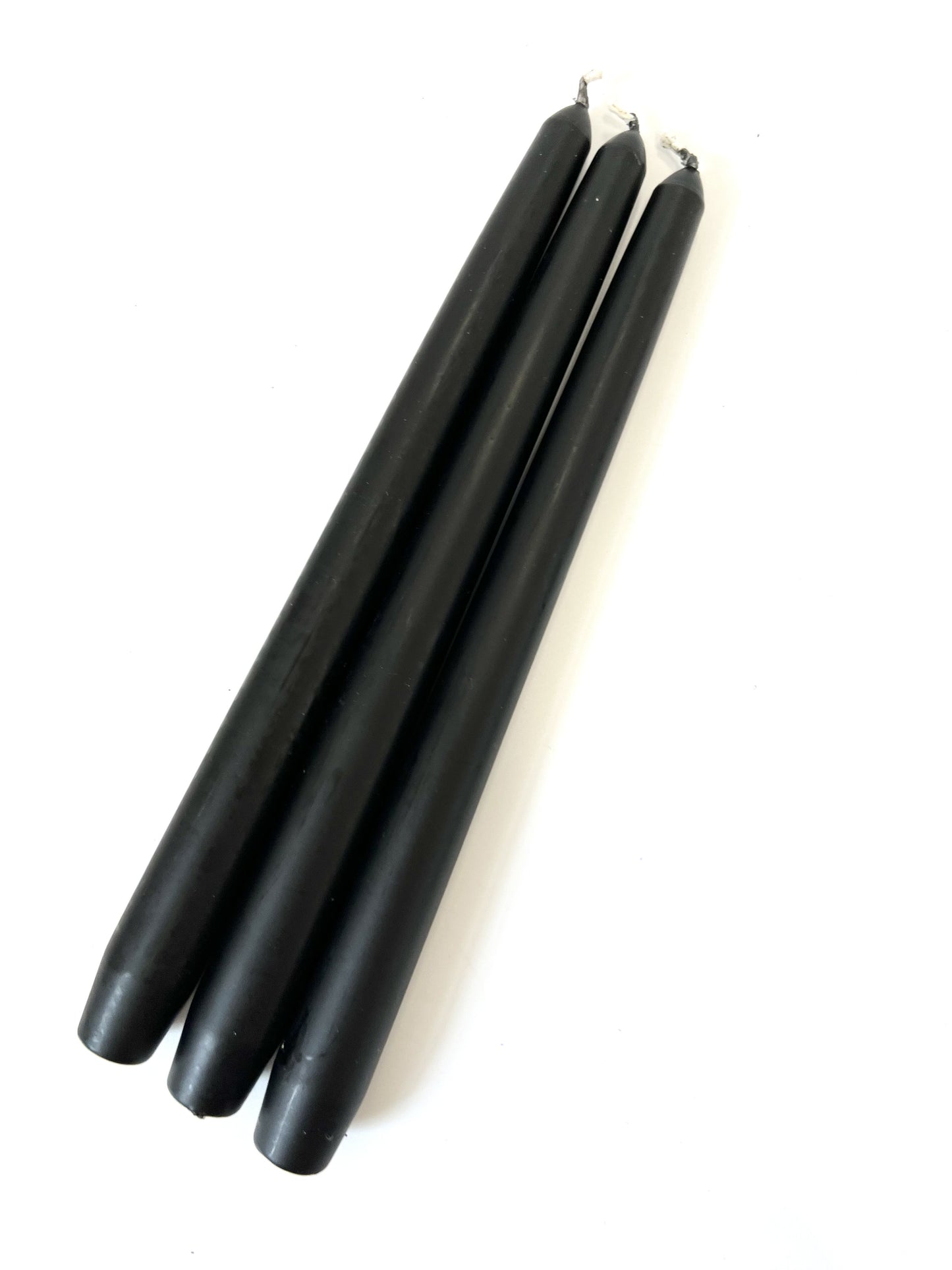 Black Venetian Tapered Candle - 250mm