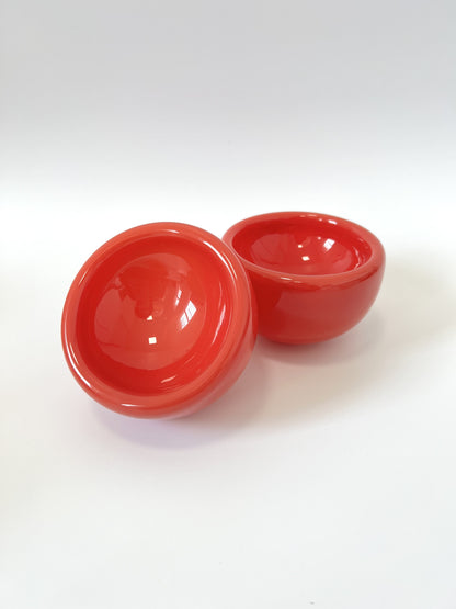 Handblown Glass Mini "Fulvio" Bowl - Ferrari Red