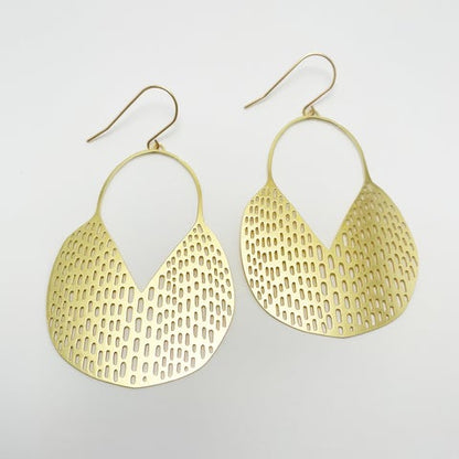 "Boho #2 Callisia" Earrings in Gold