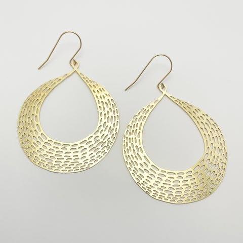 "Boho #4" Earrings in Gold