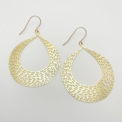 "Boho #4" Earrings in Gold