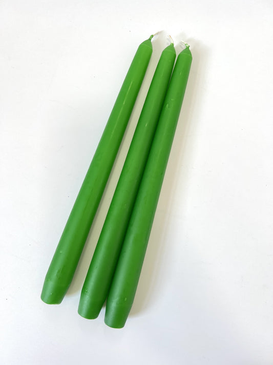 Citrus Green Venetian Tapered Candle - 250mm
