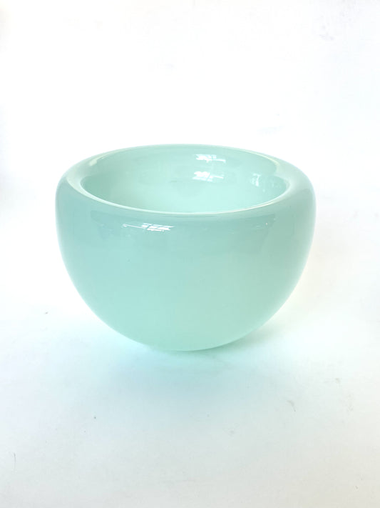 Handblown Glass Mini "Fulvio" Bowl - Duck Egg