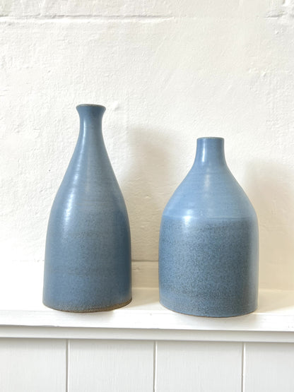 Handmade Ceramic Vase - 18cm - Blue