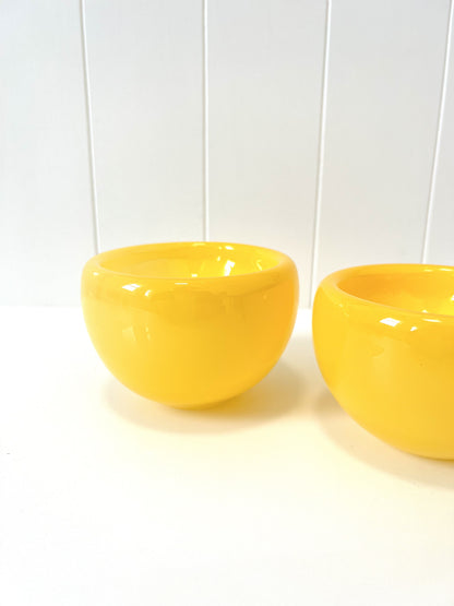 Handblown Glass Mini "Fulvio" Bowl - Opal Yellow
